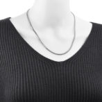 K18WG 18金 ホワイトゴールド 喜平 ネックレス 12面トリプル 12g 50cm 3.1mm幅