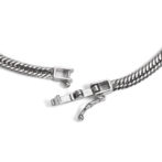 K18WG 18金 ホワイトゴールド 喜平 ブレスレット 12面トリプル 5g 18cm 3.1mm幅