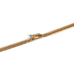 K18 18金 喜平ネックレス 8面トリプル フラットカット 12.5g 50cm 3.2mm幅