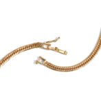 K18 18金 喜平ネックレス 8面トリプル フラットカット 13g 55cm 3.2mm幅