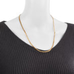 K18 18金 喜平ネックレス 8面トリプル フラットカット 13g 55cm 3.2mm幅