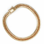 K18 18金 喜平 ブレスレット 8面トリプル フラットカット 20g 18cm 6.1mm幅