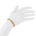 K18 18金 喜平 ブレスレット 8面トリプル フラットカット 20g 18cm 6.1mm幅