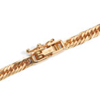 K18 18金 喜平 ブレスレット 8面トリプル フラットカット 4g 17cm 3.2mm幅