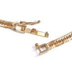 K18 18金 喜平 ブレスレット 8面トリプル フラットカット 5g 18cm 3.2mm幅