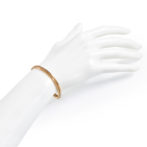 K18 18金 喜平 ブレスレット 8面トリプル フラットカット 9g 17cm 4.4mm幅