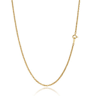 非公開: 廃盤：K18 18金 フラットカット アズキ ネックレス 1.6mm幅 38cm～80cm 選べるサイズ