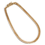 K18 18金 喜平 ブレスレット 8面トリプル フラットカット 5g 18cm 3.2mm幅