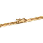 K18 18金 喜平 ブレスレット 8面トリプル フラットカット 5g 18cm 3.2mm幅