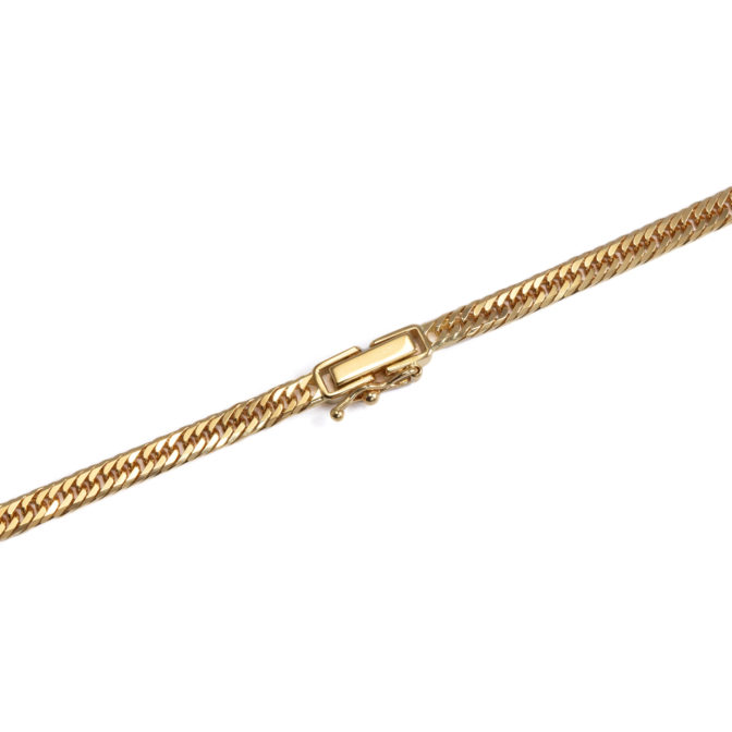 K18 18金 喜平ネックレス 8面トリプル フラットカット 10g 40cm 3.2mm幅