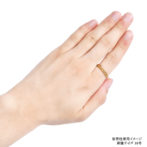 K18 6面ダブル 喜平リング 3.6mm幅 ハードタイプ