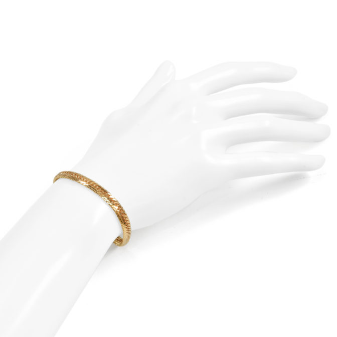 K18 18金 喜平 ブレスレット 14面トリプル Mカット 10g 18cm 4.3mm幅