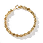 K18 18金 ロープブレスレット 5,4mm幅