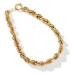 K18 18金 ロープブレスレット 5,4mm幅