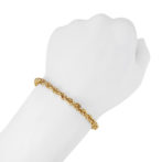 K18 18金 ロープブレスレット 5,4mm幅