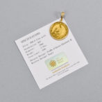 K24 純金 コインペンダント イーグル 1/10oz シンプルフレーム