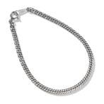 Pt999 純プラチナ 喜平ブレスレット 6面ダブル 6.7g 18cm 3.2mm幅