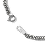 Pt999 純プラチナ 喜平ブレスレット 6面ダブル 6.7g 18cm 3.2mm幅