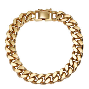 K18 18金 喜平ブレスレット 2面シングル 100g 21cm 10mm幅 中折れ シングルストッパー