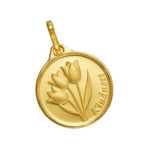 K24 純金 コインペンダント チューリップ 1/10oz