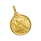 K24 純金 コインペンダント チューリップ 1/10oz