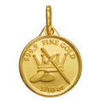 K24 純金 コインペンダント チューリップ 1/10oz