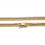 K18 18金 喜平アンクレット 14面トリプル Mカット 12g 23cm