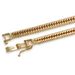 K18 18金 喜平アンクレット 14面トリプル Mカット 12g 23cm