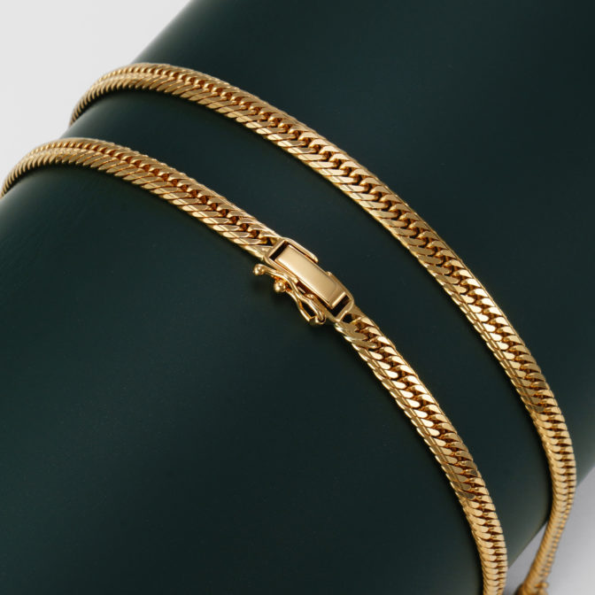 K18 18金 喜平ネックレス 14面トリプル Mカット 20g 50cm 4mm幅