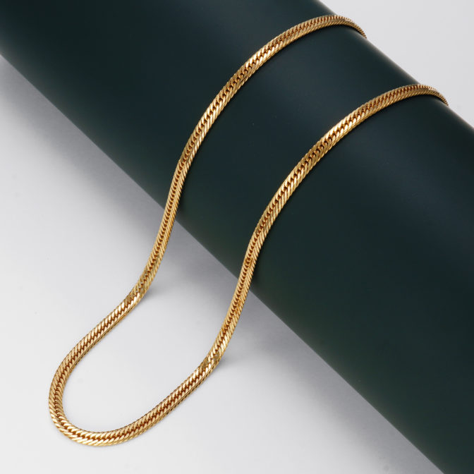 K18 18金 喜平ネックレス 14面トリプル Mカット 20g 50cm 4mm幅