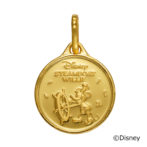 K24 純金 ディズニー メダル ペンダント 1/10oz 蒸気船ウィリー