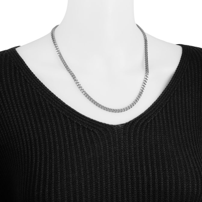 Pt850 プラチナ 喜平ネックレス 2面シングル 50g 50cm