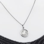 純プラチナ Pt999 コインペンダント ツバル ホース 1/25oz シンプルフレーム