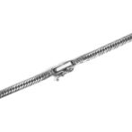 K18WG 18金ホワイトゴールド 喜平ネックレス 15g 60cm 3.2mm幅 中折れ