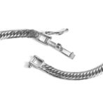 K18WG 18金ホワイトゴールド 喜平ネックレス 11g 45cm 3.2mm幅 中折れ