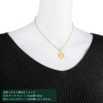 K24 純金 コインペンダント ユニコーン エリザベス 1/20oz シンプルフレーム