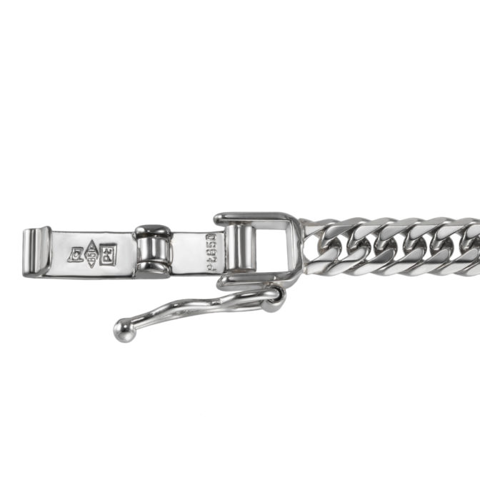 Pt850 プラチナ 喜平ブレスレット 11g 18cm 3.9mm幅