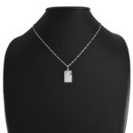 Pt999 純プラチナ ペンダントトップ リバティ インゴット 2g シンプルフレーム