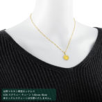 K24 純金 コインペンダント キャット ブリティッシュショートヘアー 1/25oz シンプルフレーム