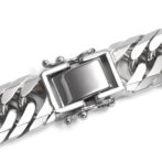 Pt850 プラチナ850 喜平ブレスレット 8面トリプル 100g 21cm