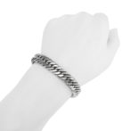 Pt850 プラチナ850 喜平ブレスレット 8面トリプル 100g 21cm