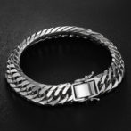 Pt850 プラチナ850 喜平ブレスレット 8面トリプル 100g 21cm