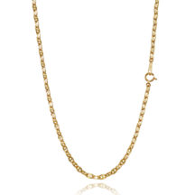 K18 18金 フラット マリーナ ネックレス 3.3mm幅 38cm～80cm 選べるサイズ