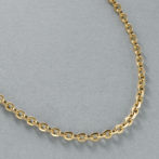 K18 18金 Oリンクチェーンネックレス 4mm幅