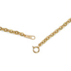 K18 18金 Oリンクチェーンネックレス 4mm幅