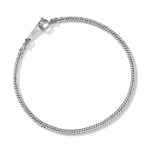 Pt999 純プラチナ 6面ダブル 3.6g 17cm 2.4mm幅