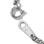 Pt999 純プラチナ 6面ダブル 3.6g 17cm 2.4mm幅