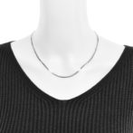 K18WG 18金 ホワイトゴールド 喜平ネックレス 6面ダブル 9g 45cm