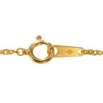 K24 純金 スクリューネックレス 1.28mm幅 40cm