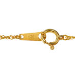 K24 純金 スクリューネックレス 1.28mm幅 40cm